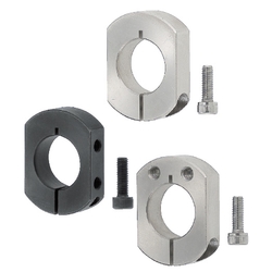 Vòng cổ trục (2 mặt phẳng) - Kẹp tiêu chuẩn / Kẹp lỗ gắn bề mặt cắt / Kẹp lỗ gắn bên PSCJNK