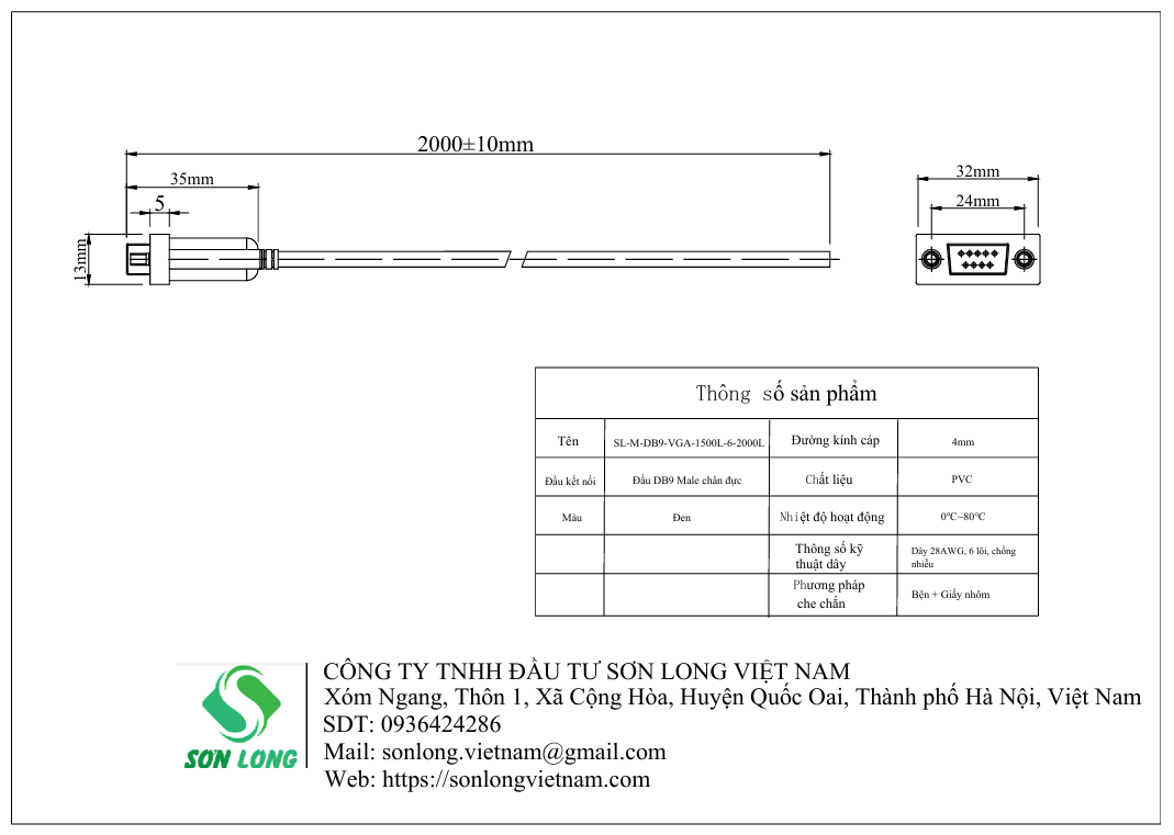 cap-oem-sl-m-db9-vga-6-2000l