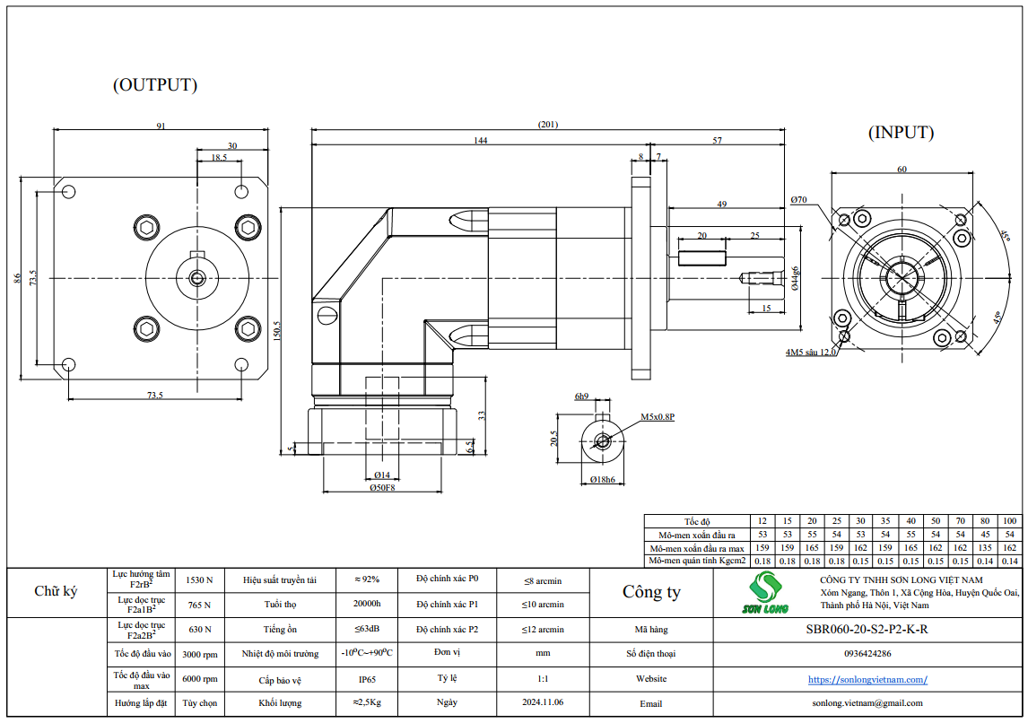 SBR060-20-S2-P2-K-R1